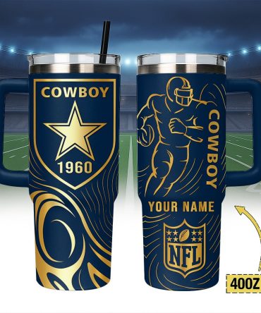 Dallas Cowboys NFL Custom Stanley Cup 40 oz Tumbler With Handle