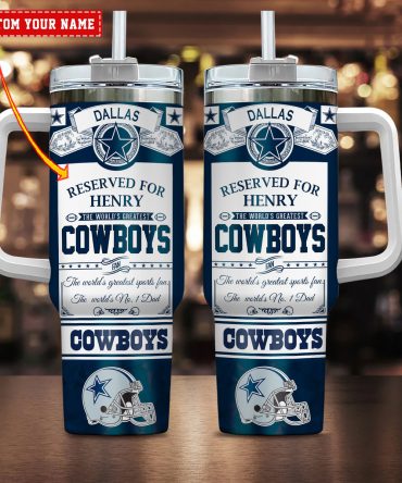 Customizable Sports Fan Mug with Handle - Perfect Gift for Cowboys Fans