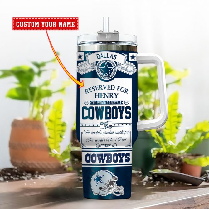 Customizable Sports Fan Mug with Handle - Perfect Gift for Cowboys Fans - Image 2