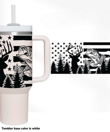 Deer Flag Custom Stanley Cup 40 oz 30 oz Tumbler With Handle