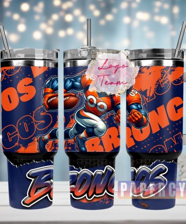 Vibrant Football Fan Tumbler with Straw - Perfect Gift for Sports Enthusiasts