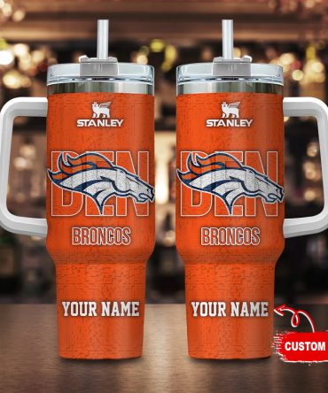 Custom NFL Team Insulated Tumbler with Handle & Straw - Personalize Your Game Day