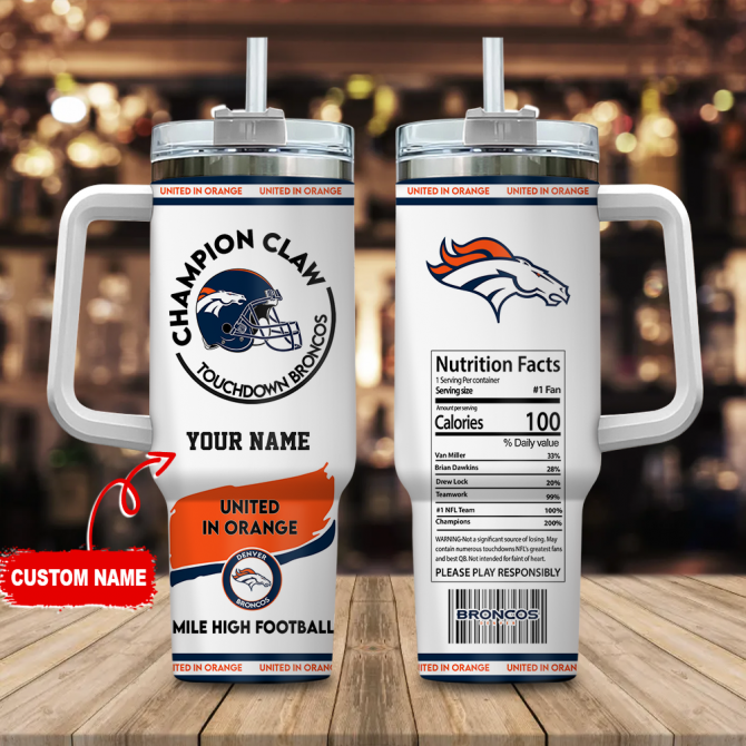 Personalized Football Fan Tumbler - Custom Name & Team Design - Perfect Gift