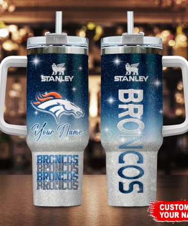 Customizable Stanley Tumbler with Handle - Personalized NFL Team Design