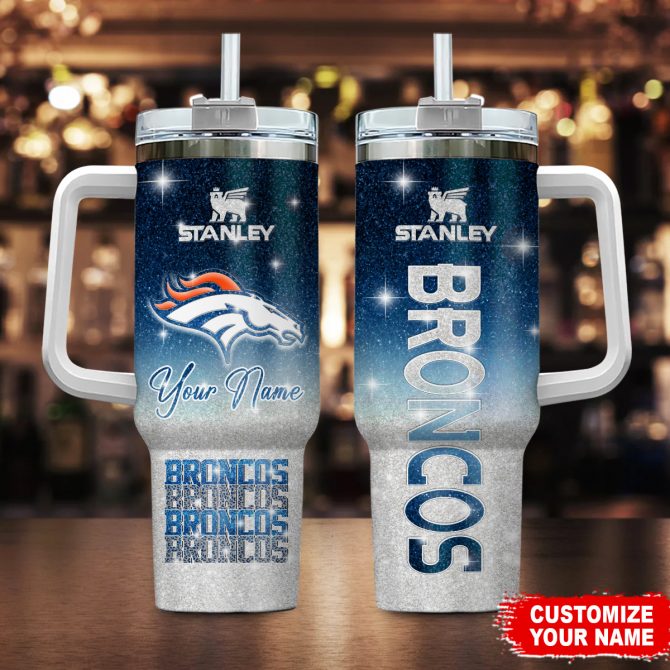 Customizable Stanley Tumbler with Handle - Personalized NFL Team Design