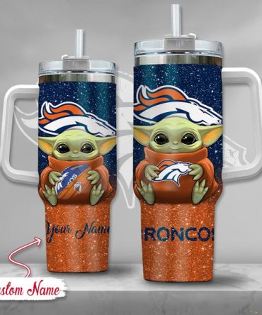 Custom Baby Alien Football Fan Tumbler - Personalized Gift for Sports Lovers
