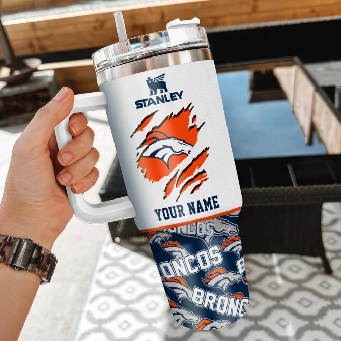 Customizable NFL Fan Tumbler with Handle - Show Your Team Spirit! - Image 3