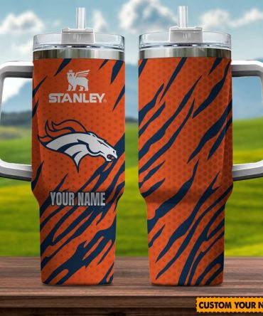Personalized Football Team Insulated Tumbler with Handle - Custom Name