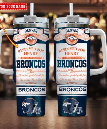 Custom Personalized Sports Fan Mug - Perfect Gift for Denver Broncos Enthusiasts