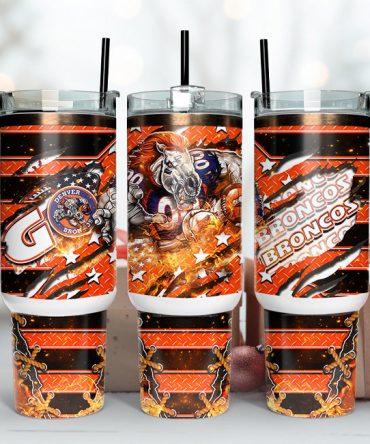 Premium Denver Broncos Insulated Tumbler with Straw - Ultimate Fan Gift