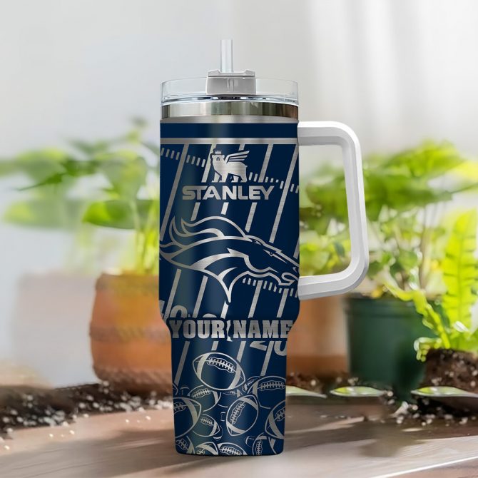 Customizable Stanley Tumbler with Handle - Personalize Your Name & Team Spirit - Image 2