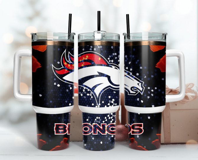 Stylish Insulated Sports Team Tumbler with Handle & Straw - Perfect Gift for Fans