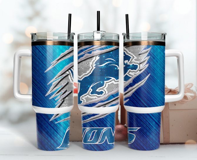 Stylish Blue Graphic Tumbler with Handle - Perfect for Gifts & Daily Use