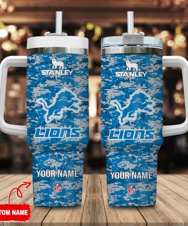 Custom NFL Team Tumbler with Handle - Personalized Fan Gift