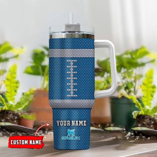 Personalized Football Fan Tumbler with Custom Name - Perfect Gift for Sports Enthusiasts - Image 2