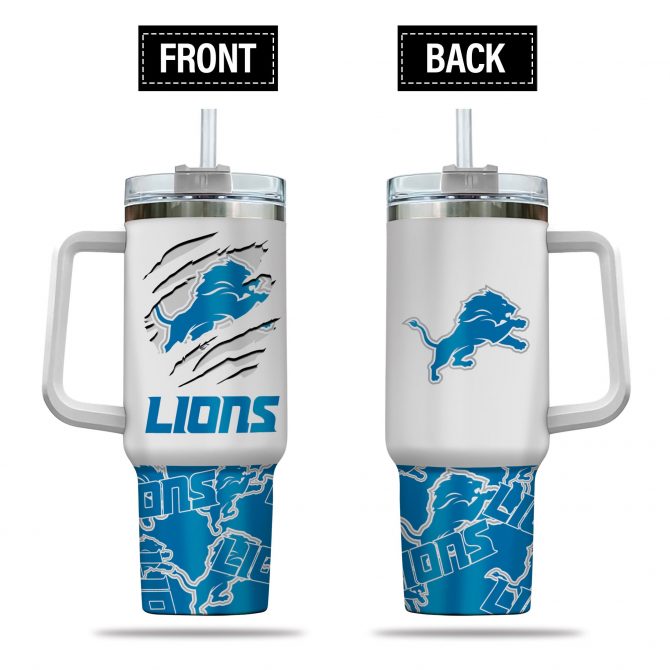 Premium Insulated Team Tumbler with Handle & Straw - Durable 40oz Travel Mug