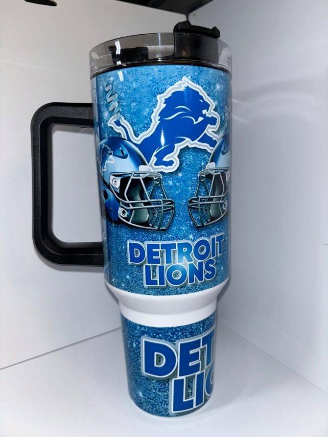 Detroit Lions Tumbler Mug - Show Your Pride with Every Sip - Limited Edition - Image 4