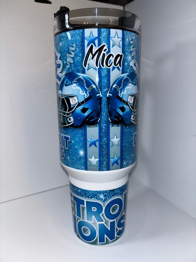 Detroit Lions Tumbler Mug - Show Your Pride with Every Sip - Limited Edition - Image 3