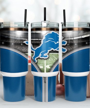 NFL Team Fan Tumbler - Insulated Travel Mug with Handle & Straw