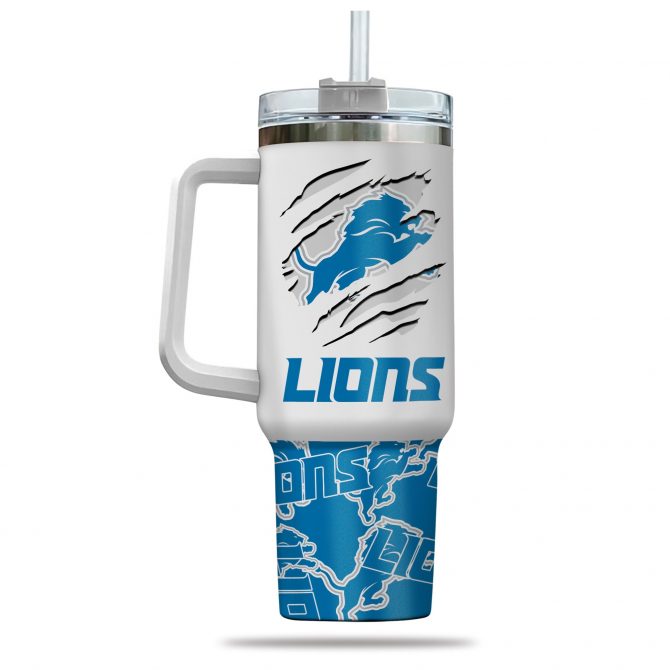 Premium Insulated Team Tumbler with Handle & Straw - Durable 40oz Travel Mug - Image 3