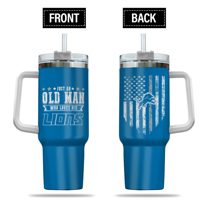 Classic Lions Fan Insulated Tumbler with Handle - Perfect Gift for Dedicated Supporters