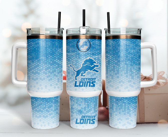 Detroit Lions Insulated Tumbler - Keep Drinks Hot or Cold, Show Your Team Pride