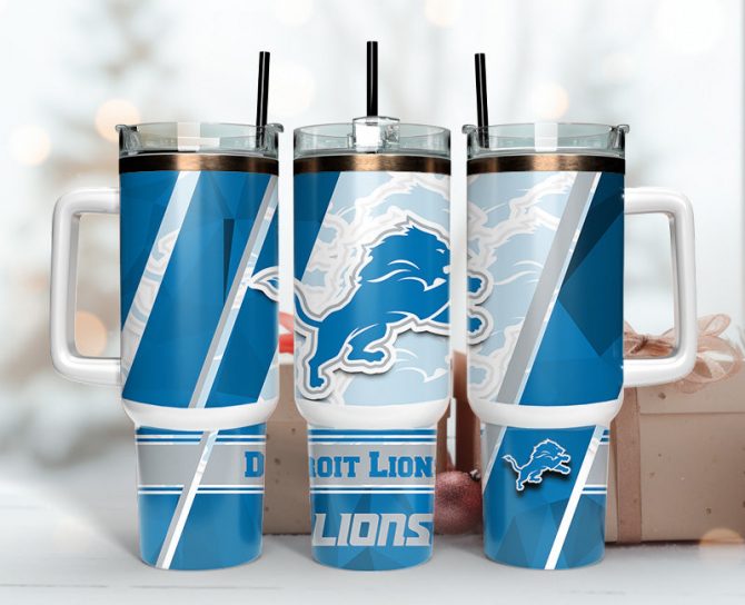Detroit Lions Insulated Travel Mug - Show Your Pride on the Go