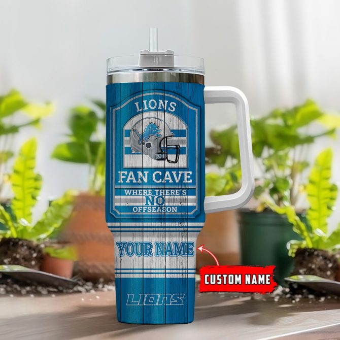 Customizable Lions Fan Cave Mug with Handle – Perfect Gift for Football Enthusiasts - Image 2