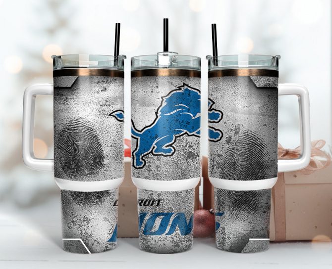 Detroit Lions Insulated Travel Mug - Keep Your Drink Hot or Cold on Game Day!