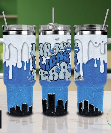 Stylish Gradient Sports Tumbler with Handle and Lid - 40oz
