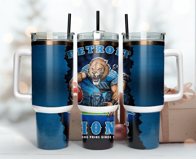 Detroit Lions Fan Tumbler - Show Your Team Spirit with Every Sip!