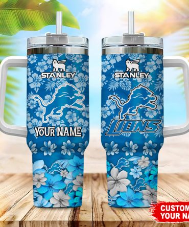 Personalized Floral Sports Tumbler with Handle & Straw - Customize Your Name