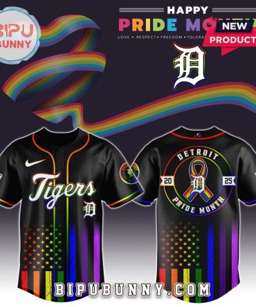 Detroit Tigers Happy Pride Month Baseball Jersey