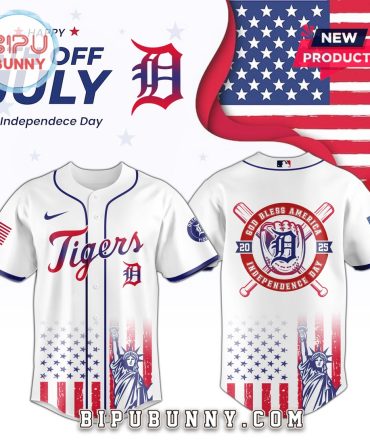 Detroit Tigers MLB Independence Day 2025 Baseball Jersey