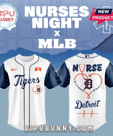 Detroit Tigers MLB Nurses Game Night Baseball Jersey