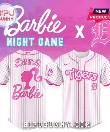 Detroit Tigers MLB x Barbie Night Game Baseball Jersey