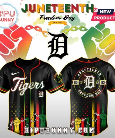 Detroit Tigers MLB x Juneteenth Day 2025 Baseball Jersey