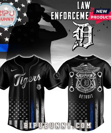 Detroit Tigers MLB x Law Enforcement Night Baseball Jersey