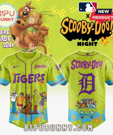Detroit Tigers MLB x Scooby Doo Baseball Jersey