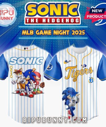 Detroit Tigers MLB x Sonic Game Night Baseball Jersey