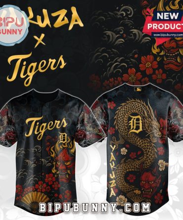 Detroit Tigers MLB x Yakuza Bloodline Baseball Jersey