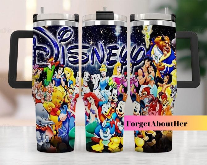 Magical Characters Travel Mug – Disney-Inspired Insulated Tumbler