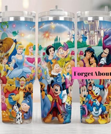 Magical Disney Character Tumbler - Durable & Fun Design for Kids and Adults