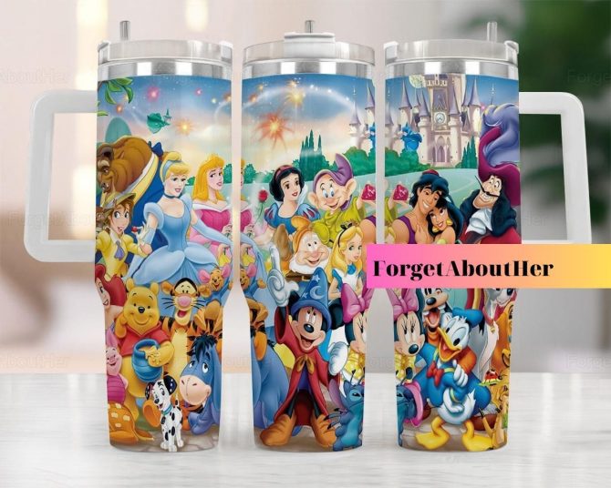 Magical Disney Character Tumbler - Durable & Fun Design for Kids and Adults