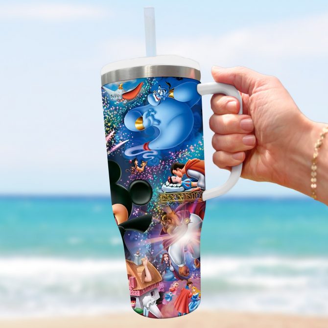 Personalized Disney Magic Tumbler - Custom Name Insulated Cup - Image 2