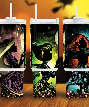 Magical Enchantment Tumbler Set - Vibrant Fairy Tale Designs