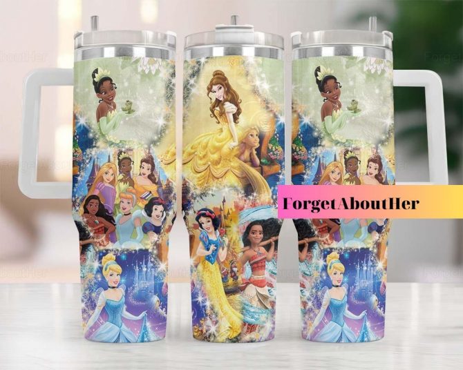 Magical Princess Tumbler - Enchanting Design for Fairytale Lovers