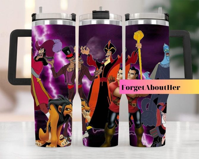 Disney Villains Stainless Steel Tumbler - Double Wall Insulated Travel Mug