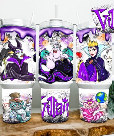 Enchanting Villains Tumbler - Perfect for Fans of Iconic Characters