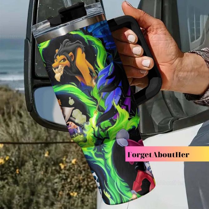 Enchanting Villains Tumbler – Insulated Travel Mug with Iconic Characters - Image 2